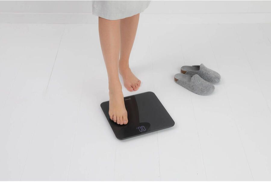 Brabantia ReNew Personenweegschaal Digitaal op Batterijen Dark Grey - Foto 4