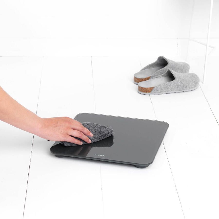 Brabantia ReNew Personenweegschaal Digitaal op Batterijen Dark Grey