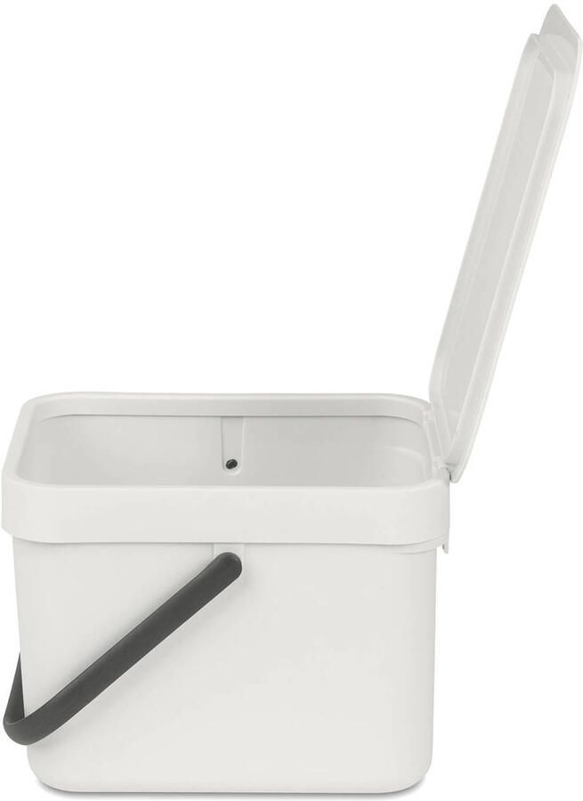 Brabantia Sort & Go Prullenbak 6 liter Light Grey - Foto 5