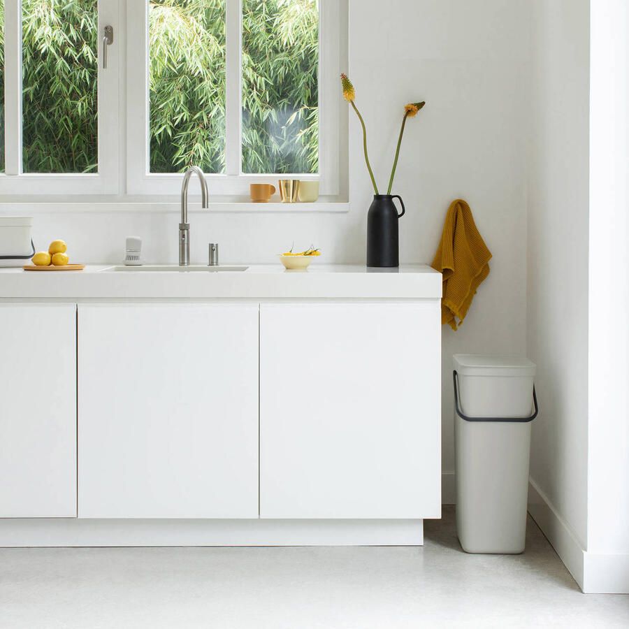 Brabantia Sort & Go Prullenbak 40 liter Light Grey - Foto 2