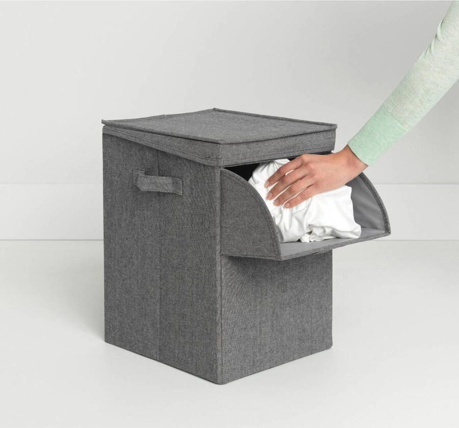 Brabantia stapelbare wasmand (met deksel) (35 liter) (35 liter) - Foto 4