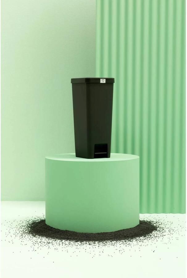 Brabantia Step Up pedaalemmer 40 liter dark grey - Foto 3