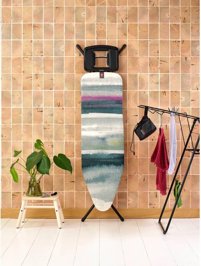 Brabantia strijkplank B met solide strijkijzerhouder 124x38 cm Morning Breeze - Foto 4