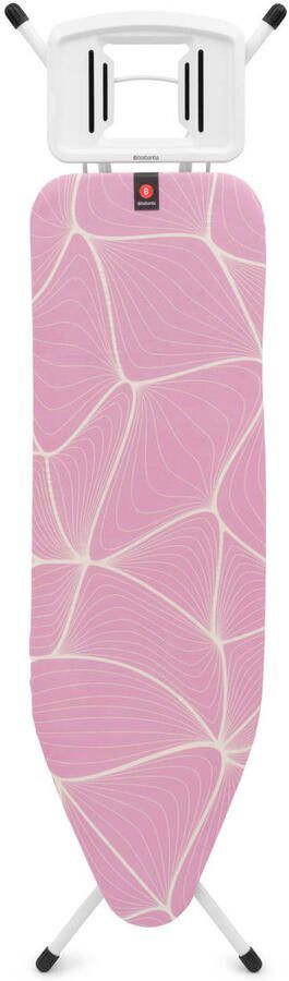 Brabantia Strijkplank B 124x38 cm Lilac Waves met solide strijkijzerhouder