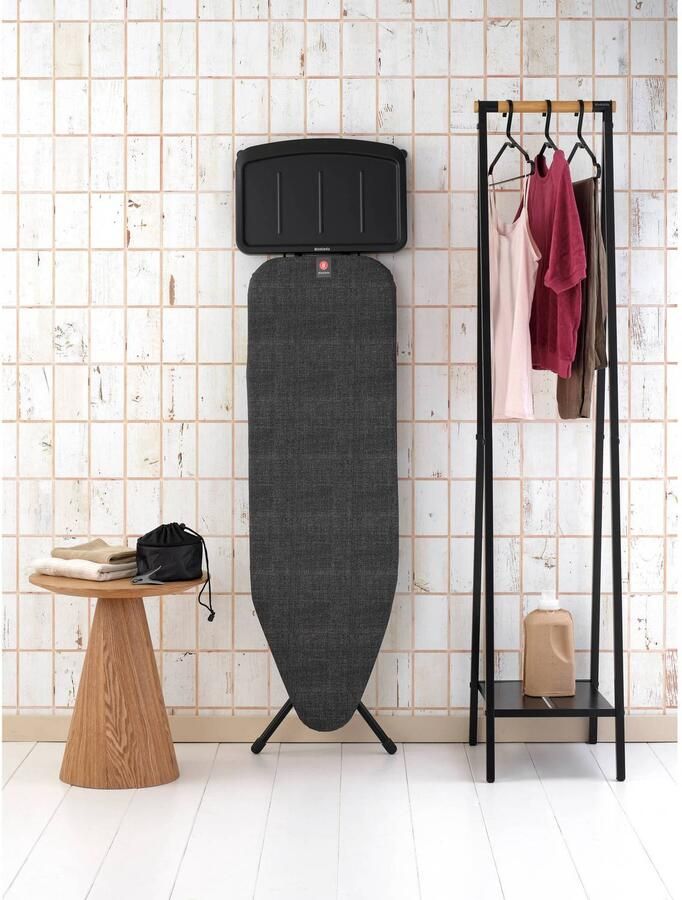 Brabantia Strijkplank B 124x38 cm Denim Black met solide stoomunithouder - Foto 3