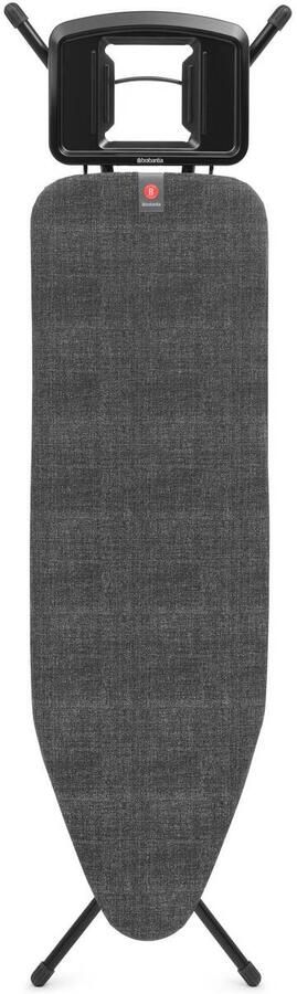 Brabantia Strijkplank B 124x38 cm solide strijkerhouder Denim Black