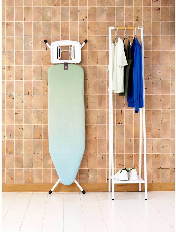 Brabantia Strijkplank B met Strijkijzerhouder 124 x 38 cm Soothing Sea - Foto 4