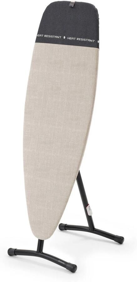 Brabantia Strijkplank en stoombord D(135x45 cm) Denim Grey met hittebestendige parkeerplaats