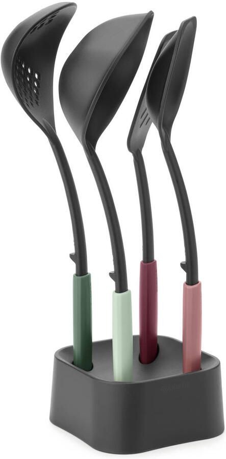 Brabantia Tasty+ Keukengerei Set met Houder 4-delig Mixed Colours