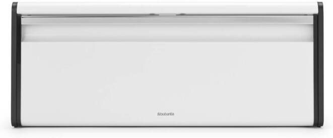 Brabantia broodtrommel met klepdeksel Wit