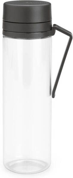 Brabantia Make & Take waterfles met zeef 0 5 liter dark grey - Foto 5