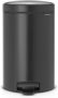 Brabantia newicon pedaalemmer 12 liter confident grey - Thumbnail 2