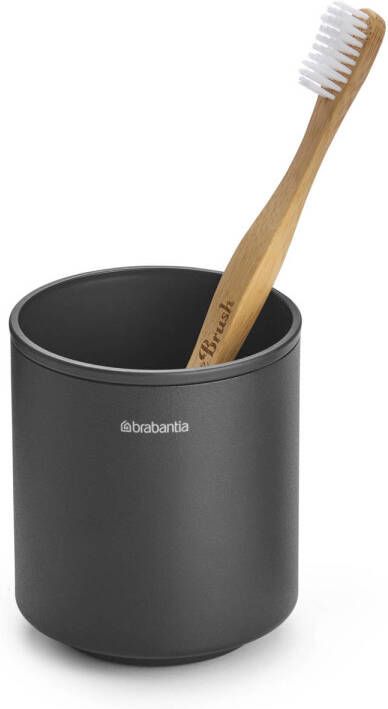 Brabantia tandenborstelhouder MindSet Mineral Infinite Grey (8.1x9.4 cm)