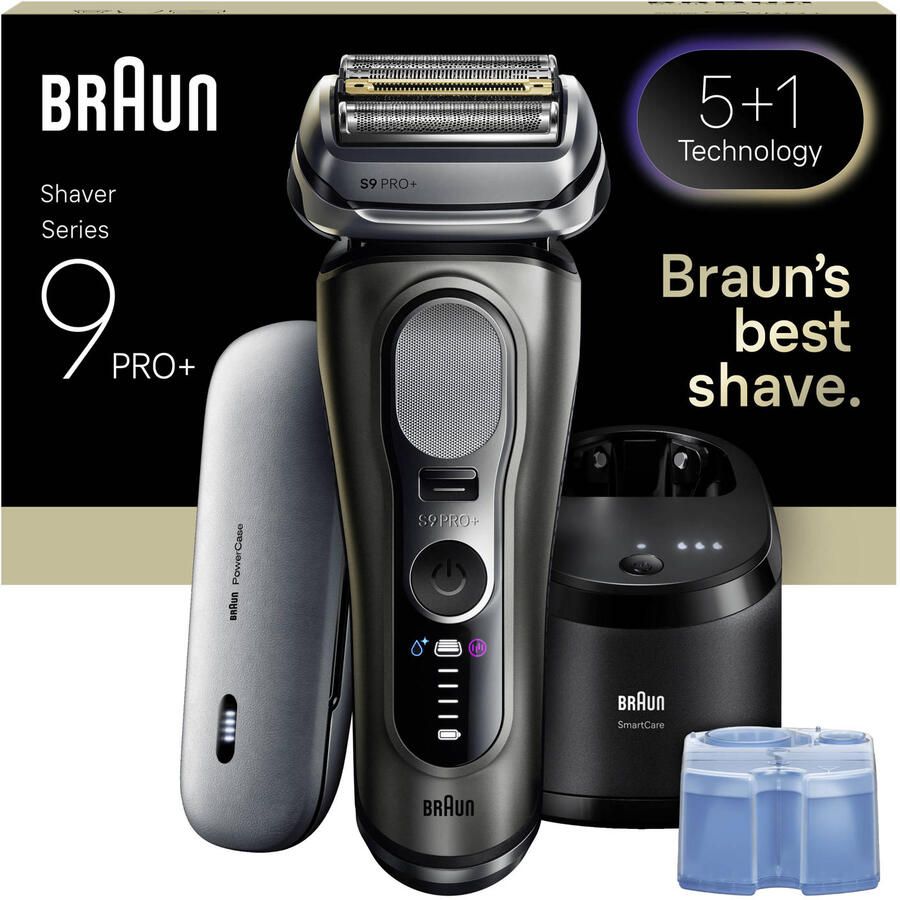 Braun Series 9 PRO+ elektrisch scheerapparaat inclusief SmartCare Center 9675CC grafiet
