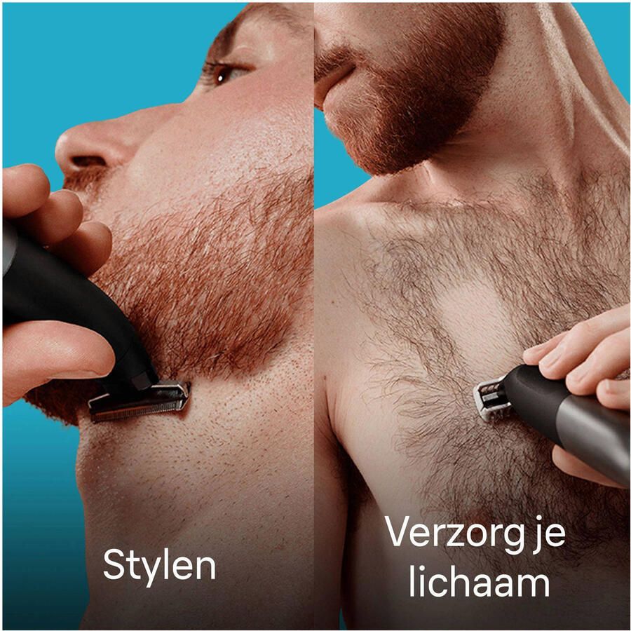 Braun Series X baard- en lichaamstrimmer XT5100 Blauw - Foto 5