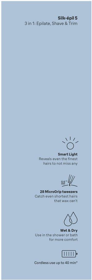 Braun Silk-épil 5-030 28 pincetten Roze Wit - Foto 3