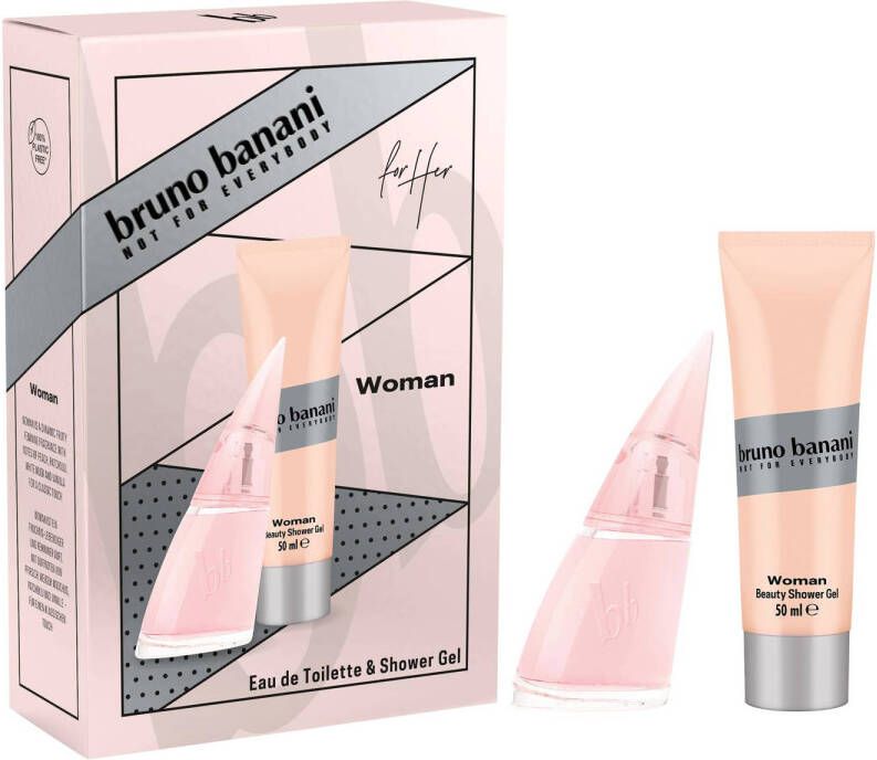 Bruno Banani WOMAN geschenkset eau de toilette 30 ml + douchegel 50 ml