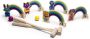 BS Toys Regenboog Croquet Spel Set Kinderen Kinderspeelgoed vanaf 3 Jaar Buitenspeelgoed 9 Delig - Thumbnail 2