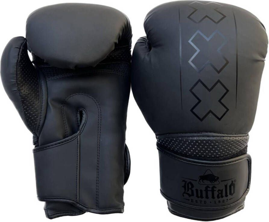 Buffalo bokshandschoenen Metal zwart (12oz)