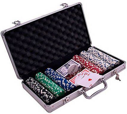 Buffalo Pokerset aluminium koffer 300 chips