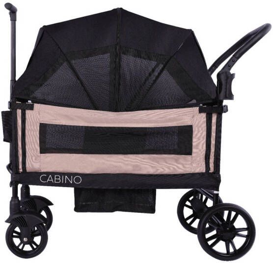 Cabino Bolderkar Waggie Zwart En Taupe