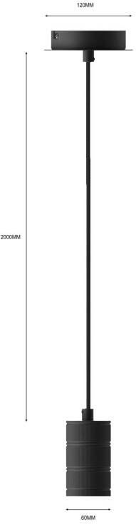 Calex hanglamp E27 Zwart