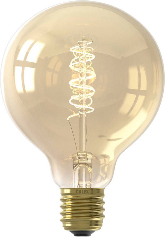 Calex LED Lamp E27 3 Staps dimmer G125 Goud 5.5W