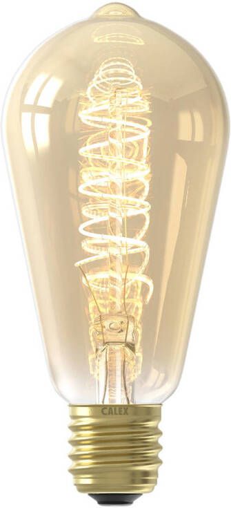 Calex LED Lamp E27 3 Staps Dimmer ST64 Goud 5.5W
