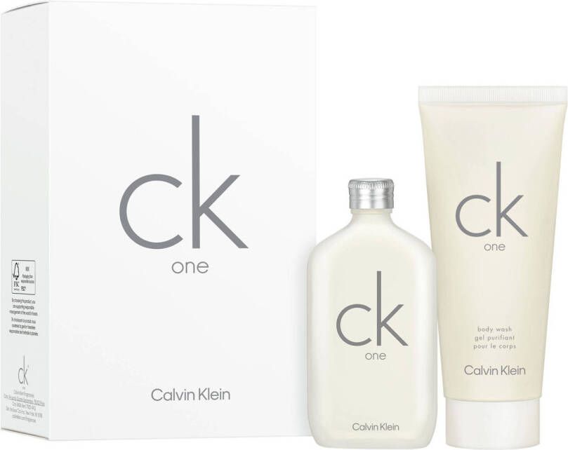 Calvin Klein ONE geschenkset eau de toilette 50 ml + body wash 100 ml