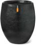 Capi Europe Vaas elegant deluxe Granite 43x50 Zwart Bloempot Voor binnen en buiten Beschikbaar in XL formaten Breukbestendig 100% Recyclebaar Levenslang garantie NBLS8071 - Thumbnail 2