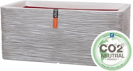 Capi Europe Bloembak rechthoek Rib NL 73x39x32 Ivoor Opening Ø Voor binnen en buiten Levenslang garantie Breukbestendig 100% Recyclebaar KOFI963 Opening Ø Bloempot voor binnen 5 jaar garantie KOFI963 - Foto 2