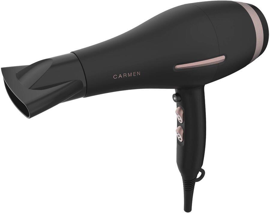 Carmen AC5210 Krachtige föhn 2200 watt AC motor ION technologie Diffuser en blaasmond - Foto 3