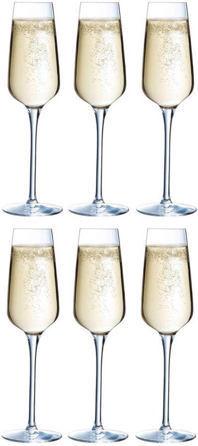 Chef & Sommelier Champagneglazen Flutes Sublym Flute 210 ml 6 stuks