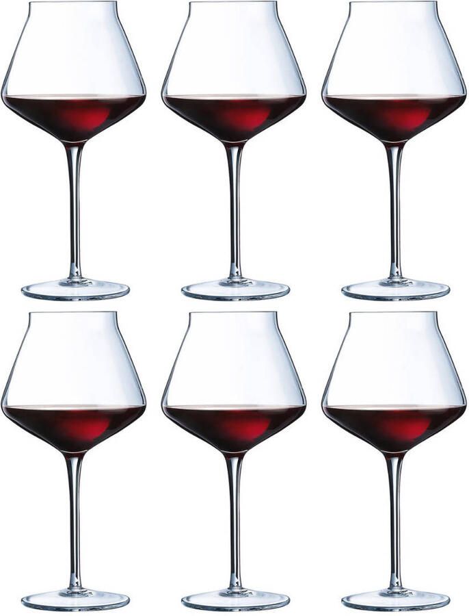 Chef&Sommelier Chef & Sommelier Rode Wijnglazen Reveal Up 450 ml 6 Stuks