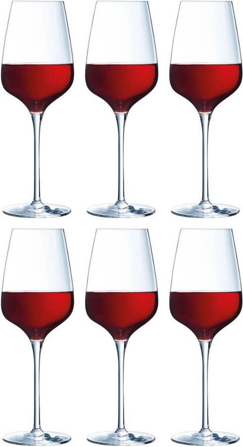 Chef & Sommelier Rode Wijnglazen Sublym 350 ml 6 stuks - Foto 2