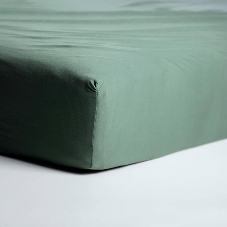 Cinderella Hoeslaken Tot 25 cm matrashoogte Jersey 180X220 & 200 200 cm- Groen - Foto 1