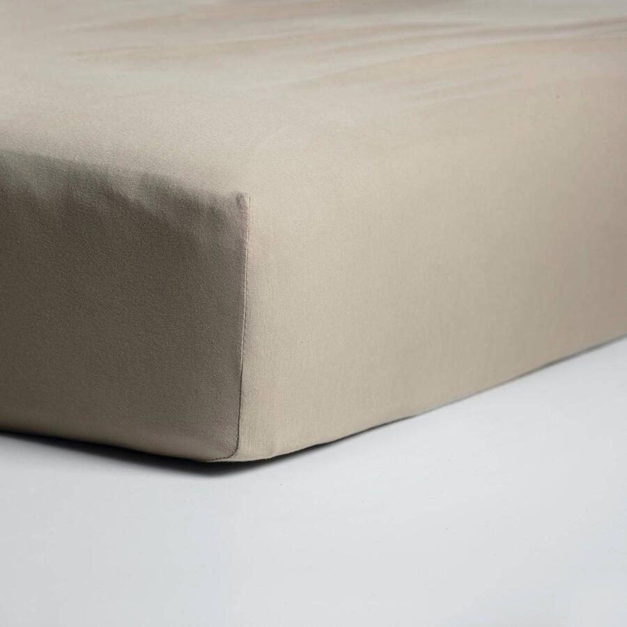 Cinderella Hoeslaken Tot 25 cm matrashoogte Jersey 180X220 & 200 200 cm- Taupe - Foto 2