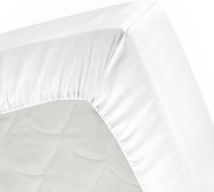 Cinderella Hoeslaken Topper-fitted sheet (tot 15 cm) Elasticiteit voor een glad opgemaakt bed tot 15 cm hoogte (1 stuk) - Foto 9
