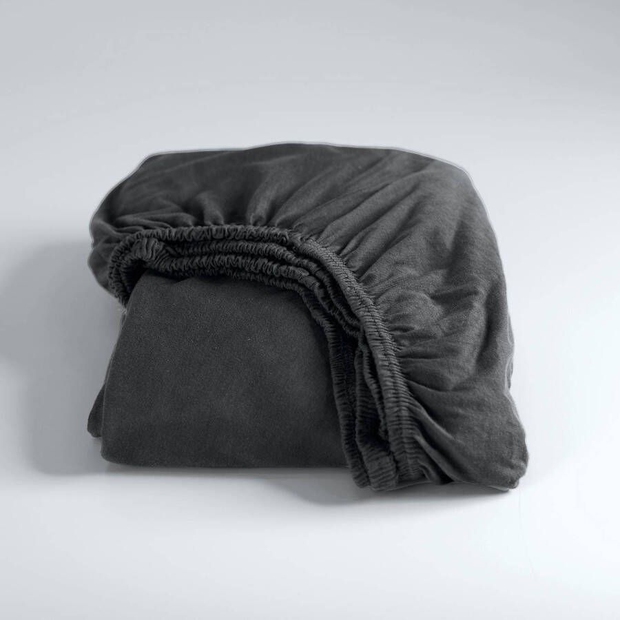 Cinderella Hoeslaken Flanel Geschikt voor Boxspring 2 Persoons 180 x 200 210 cm tot 30 cm Antraciet - Foto 16