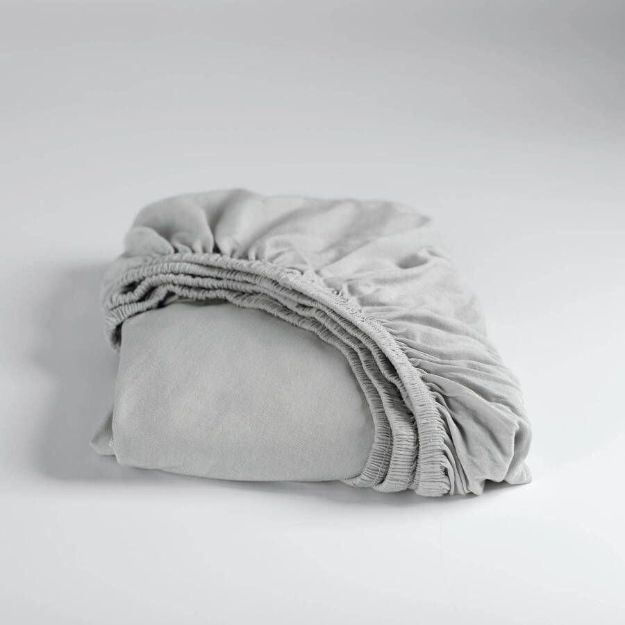 Cinderella Hoeslaken Geschikt voor Boxspring Jersey 80 90x220 of 100x200 cm tot 25 cm Lichtgrijs - Foto 8