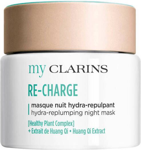 Clarins RE-CHARGE hydra-replumping night mask gezichtsmasker