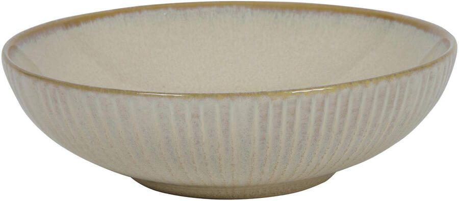 Cookinglife Diepe Borden Pastaborden Coastal Lines Ocean Beige ø 18 cm 6 Stuks