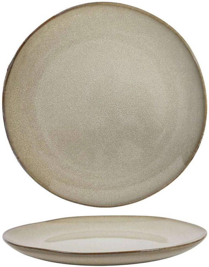 Cookinglife Dinerborden Sabi Beige ø 26 cm 6 Stuks