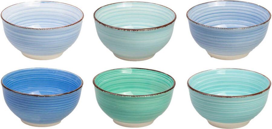 Cookinglife Kleine kommen Delice Blauw ø 12 cm 6 stuks