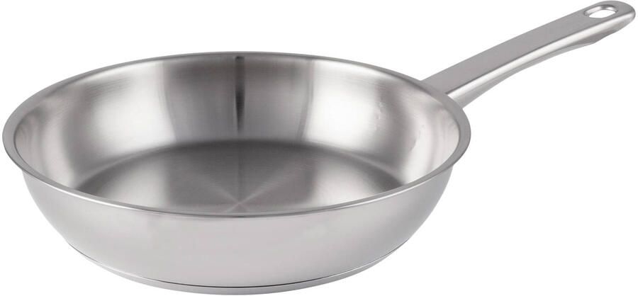 Cookinglife Koekenpan Superior Triply RVS ø 20 cm geschikt voor alle warmtebronnen zonder anti-aanbaklaag