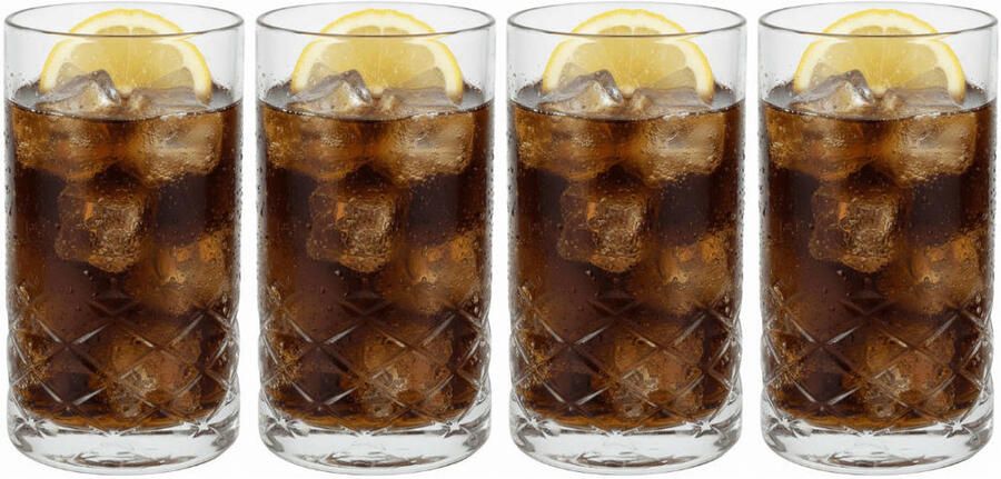 Cookinglife Longdrinkglazen 360 ml 4 Stuks