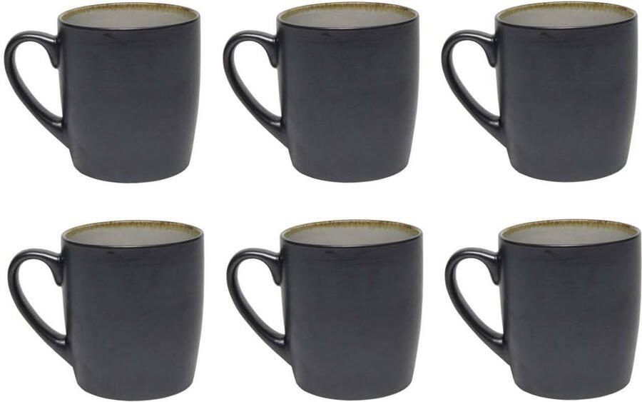 Cookinglife Mokken Nola Warm Grey 350 ml 6 stuks