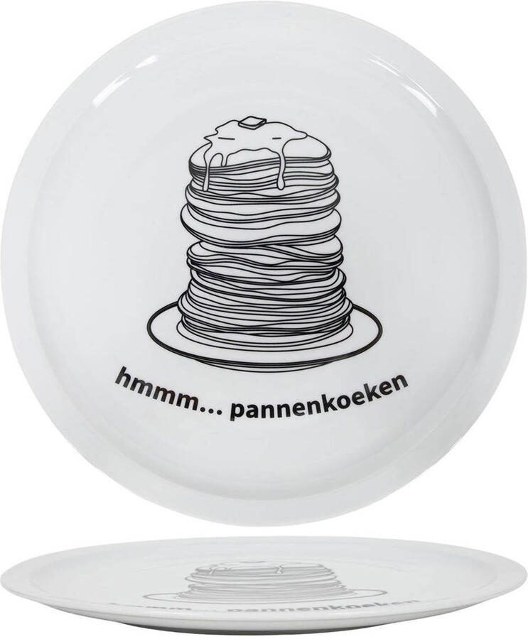 Cookinglife Pannenkoekenborden Porselein ø 30 cm 6 Stuks