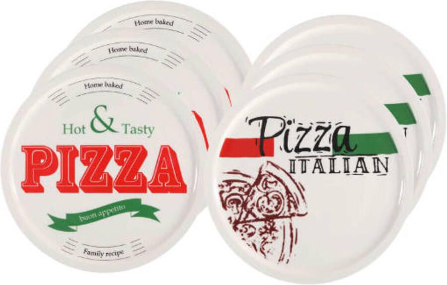Cookinglife Pizzaborden Buon Appetito ø 30 cm 6 stuks