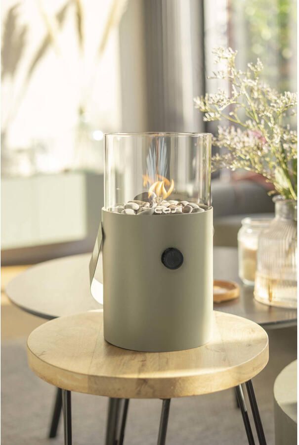 Cosi scoop Original Olive Gaslantaarn Unieke sfeermaker Voor binnen en buiten Brand 5 tot 6 uur op een gascartouche - Foto 4